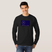 Springfield Illinois Flagge T-Shirt (Vorne ganz)