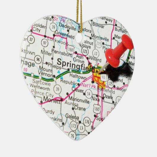 Springfield, Illinois Keramik Ornament (Rechts)