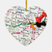 Springfield, Illinois Keramik Ornament (Vorne)