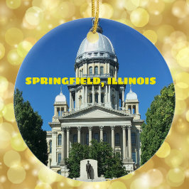 Springfield, Illinois Staat Hauptstadt Gebäude Keramik Ornament
