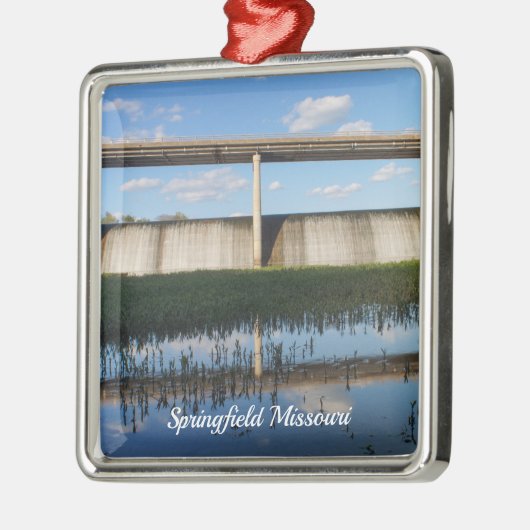 Springfield Lake Missouri Ornament Aus Metall (Links)