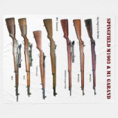 SPRINGFIELD M1903 & M1 GARAND FLEECEDECKE (Vorderseite (Horizontal))