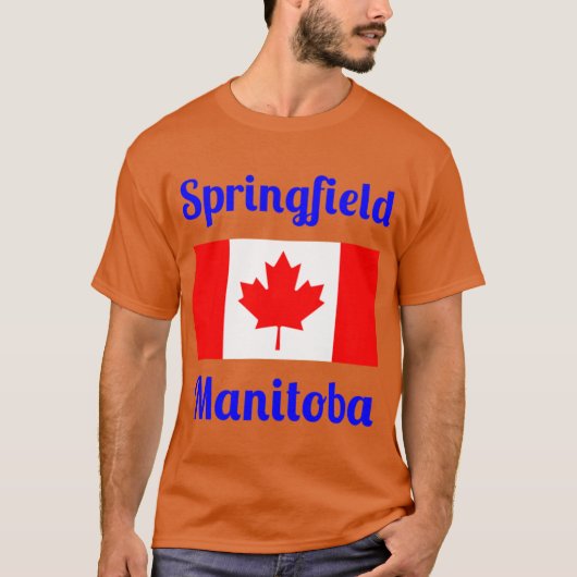 Springfield Manitoba Canada Stylish Prints T-Shirt (Vorderseite)