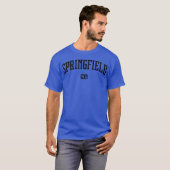 Springfield Massachusetts Geschenk T-Shirt (Vorne ganz)