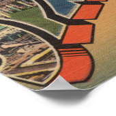 Springfield, Massachusetts - Großbuchstaben 2 Poster (Ecke)