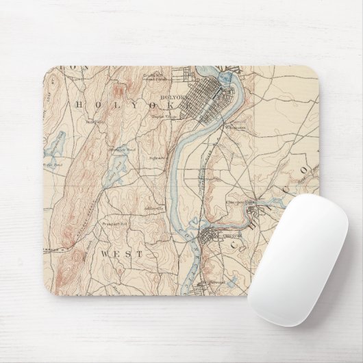 Springfield, Massachusetts Mousepad (Mit Mouse)