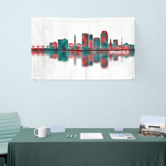 Springfield Massachusetts Skyline Banner (Messeveranstaltung)