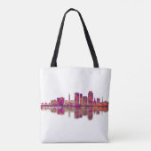 Springfield Massachusetts Skyline Tasche (Rückseite)