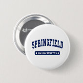 Springfield Massachusetts Uni Style T-Shirts Button (Vorne & Hinten)