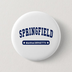 Springfield Massachusetts Uni Style T-Shirts Button