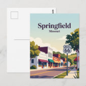 Springfield, Missouri Postkarte (Vorne/Hinten)