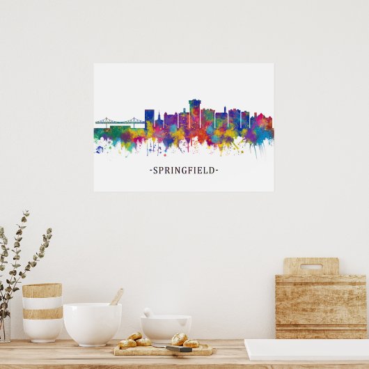 Springfield Missouri Skyline Poster (Küche)