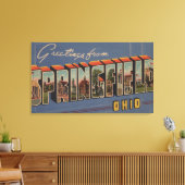 Springfield, Ohio - Große Buchstabenszenen Leinwanddruck (Insitu (Wohnzimmer))