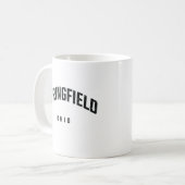 Springfield Ohio OH Kaffeetasse (Vorderseite Links)