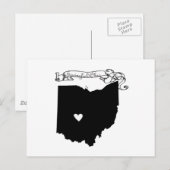 Springfield Ohio Postkarte (Vorne/Hinten)