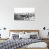 Springfield, OR Town View und Lumber Mills Leinwanddruck (Insitu (Schlafzimmer))