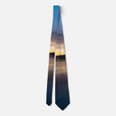 Springfield-See Herbst Sonnenaufgang Neck Tie Krawatte (Rückseite)