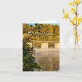 Springfield-See Herbstfischen Karte (Gelbe Blume)