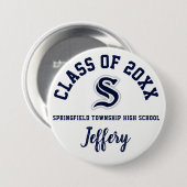 Springfield Tower High School Button Logo (Vorne & Hinten)