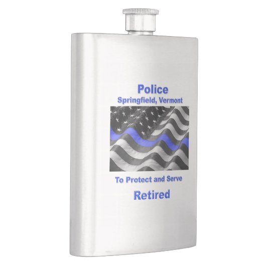 Springfield, Vermont. Police Flachmann (Rechts)