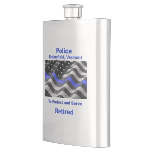 Springfield, Vermont. Police Flachmann (Links)