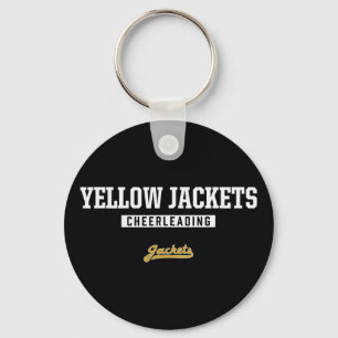Springfield Yellow Jackets Logo Cheerleading HS Schlüsselanhänger