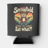 Springfly essen, was Trump Wahlkat Cowboy Dosenkühler (Vorderseite)