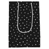 Springfrog auf Polka Dots Mittlere Geschenktüte (Rückseite)