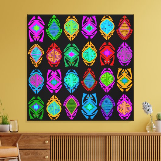 Springfrösche Leinwanddruck (Insitu (Wohnzimmer))