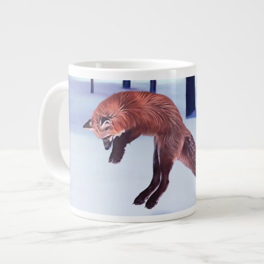 Springfuchs Jumbo-Tasse (Vorderseite Links)