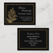 SpringGem elegantes berufliches Visitenkarte (Vorne/Hinten)