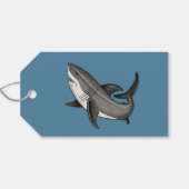 Springhai Geschenkanhänger (Rückseite Horizontal)