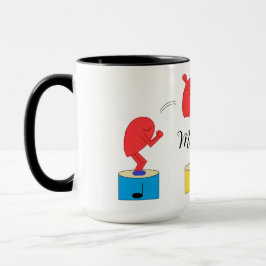 Springherz in Liebe: Weiß Tasse