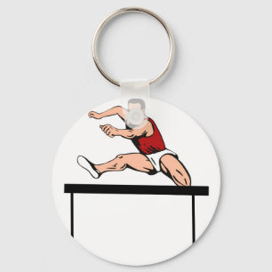 Springhürde für Leichtathletik Schlüsselanhänger