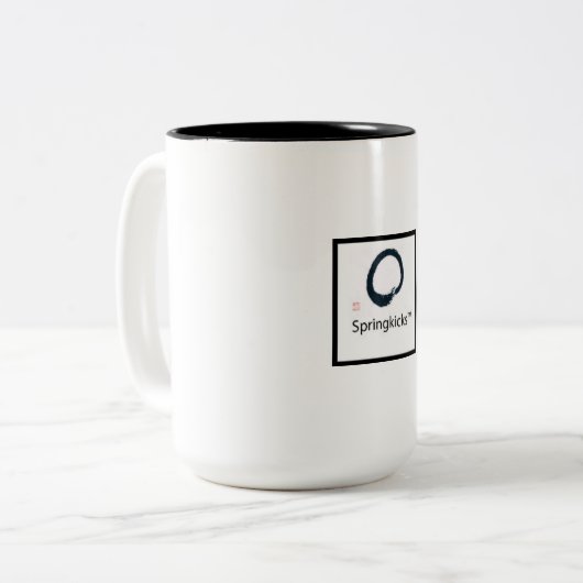 Springkicks Tasse (Vorderseite Links)