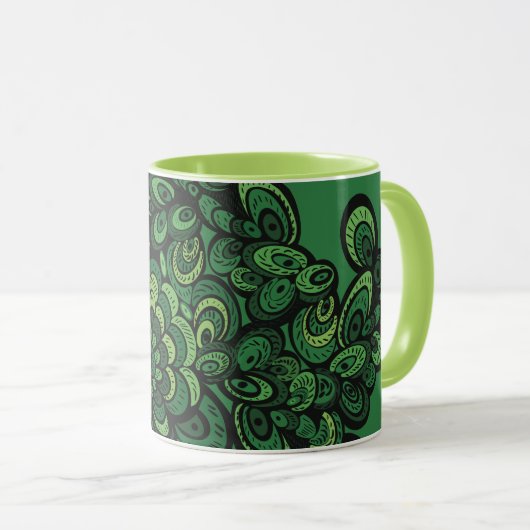 SpringLeaves Tasse (VorderseiteRechts)