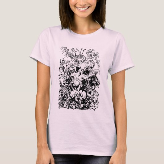 SPRINGORCHIDEN T-Shirt (Vorderseite)