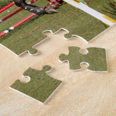 Springpferd und Fahrer 2 anzeigen Puzzle (Seite)