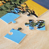 Springpferd und Fahrer 3A anzeigen Puzzle (Seite)