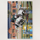 Springpferd und Fahrer 3A anzeigen Puzzle (Vertikal)