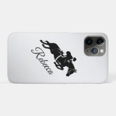 Springreiter Case-Mate iPhone Hülle (Rückseite (Horizontal))