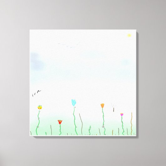 Spring's a-comin'! leinwanddruck (Vorderseite)