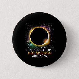 Springs Arkansas Total Solar Eclipse 8. April 2024 Button