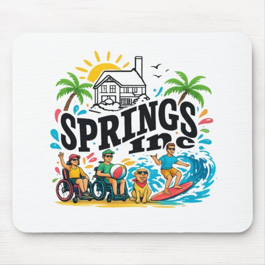 Springs Inc, Firmen-Mauspad, Mousepad (Vorne)