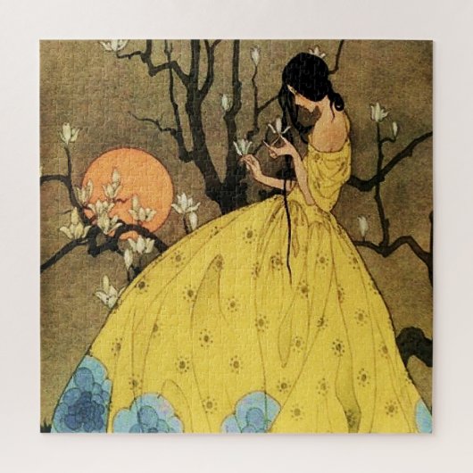 „Spring's Promise“ von Marjorie Miller Puzzle (Vertikal)