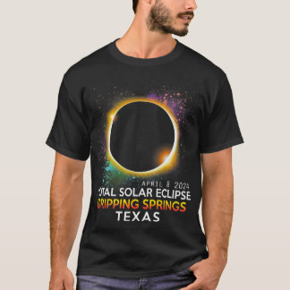 Springs Texas Totality Total Solar Eclipse 2024 T-Shirt