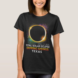 Springs Texas Totality Total Solar Eclipse 2024 T-Shirt