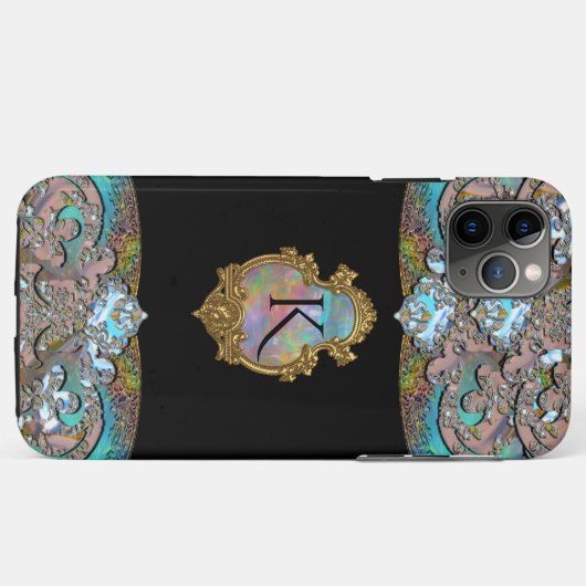 Springsalla Einzigartiges elegantes Cooles Monogra Case-Mate iPhone Hülle (Rückseite (Horizontal))