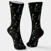 Springseil hüpfender Stockmann Socken (Gewinkelt)