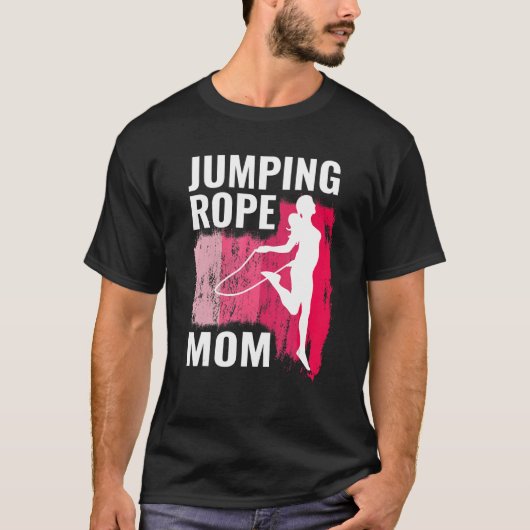 Springseil-Mutter Seilspringer für Frauen Springse T-Shirt (Vorderseite)